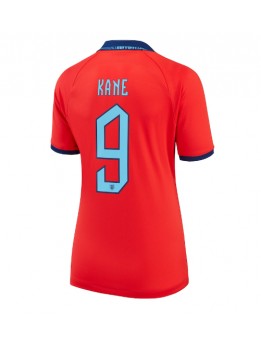 Billige England Harry Kane #9 Bortedrakt Dame VM 2022 Kortermet